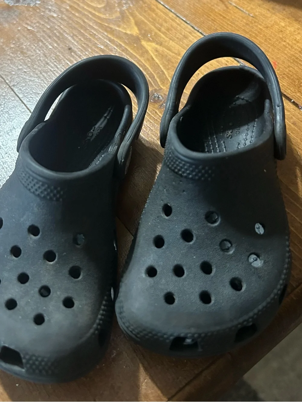 CROCS Kids Black Classic Clogs